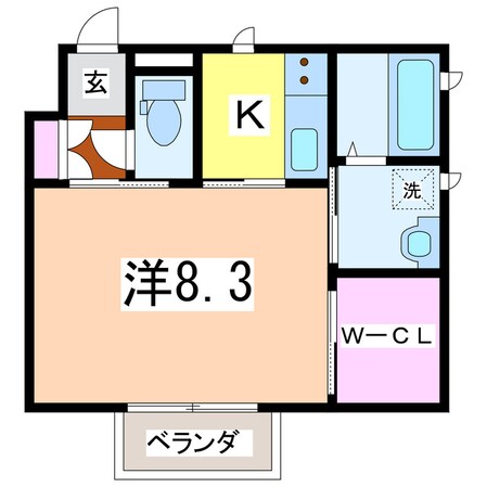 白山駅 徒歩20分 1階の物件間取画像